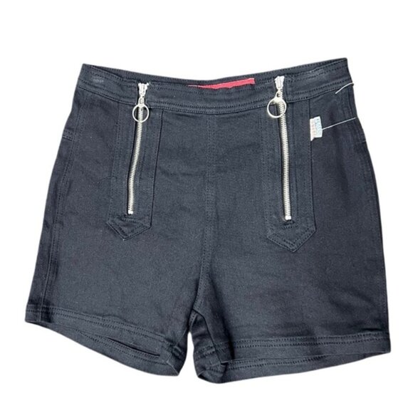Revolt Women’s Black Jean Shorts w - Picture 1 of 6